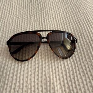 Carrera Men’s Tortoiseshell Aviator Sunglasses